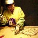 Ritmisch snijden van snoep