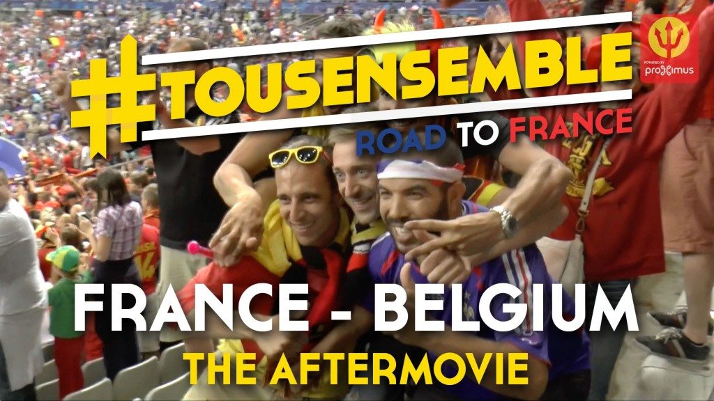 Rode Duivels fans veroveren Parijs