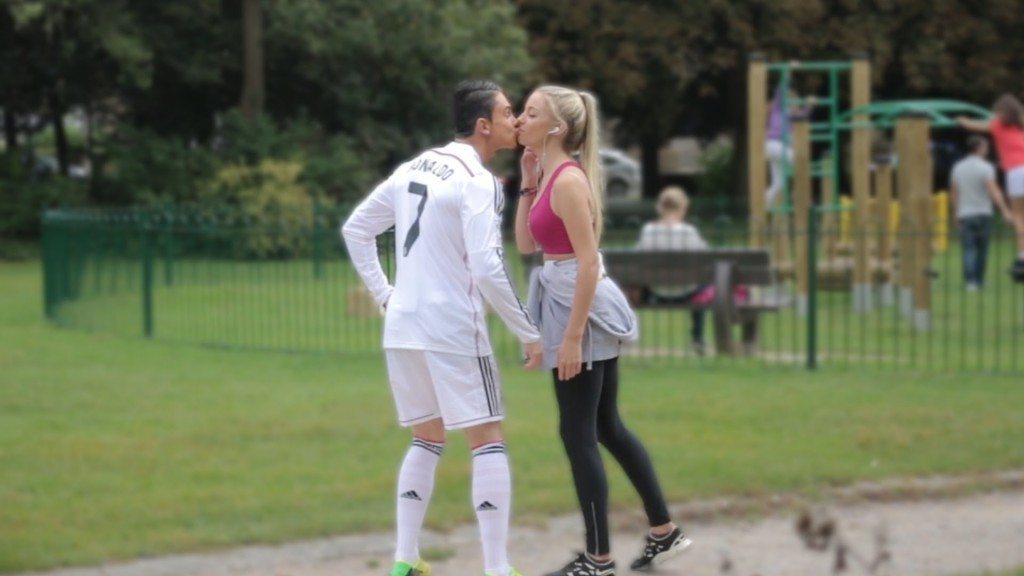 Ronaldo wilt een kusje