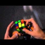 Rubiks kubus op de fiets