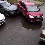 Russen die parkeren… fail