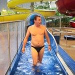 ’s Nachts in het waterpark