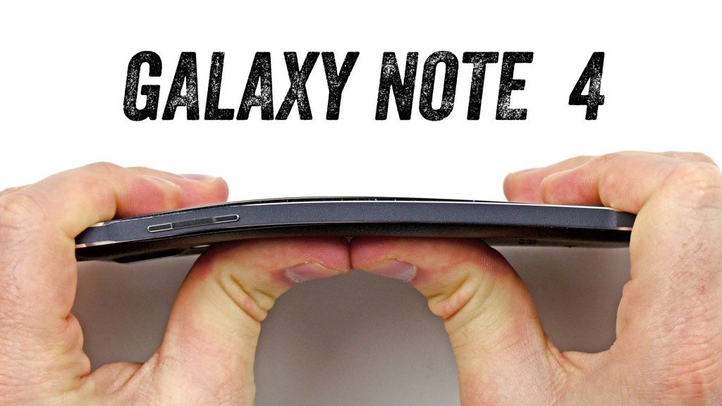 Samsung Galaxy Note 4 buigt ook