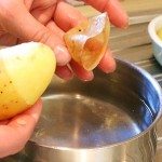 Snel aardappelen schillen