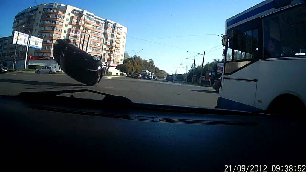 Spectaculair ongeluk in Rusland