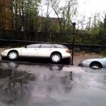 Spectaculaire grondverzakking