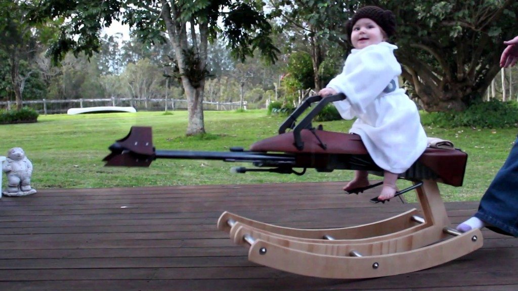 Speeder Bike als schommel