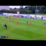 Tampon op voetbalveld