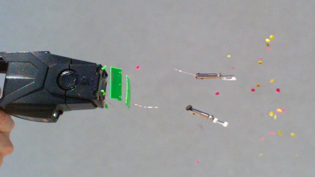 Taser in slow motion