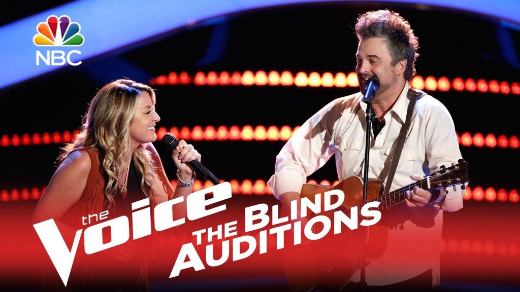 Ten huwelijk gevraagd tijdens The voice USA