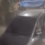 Thaise vrouw vliegt half uit auto na aanrijding