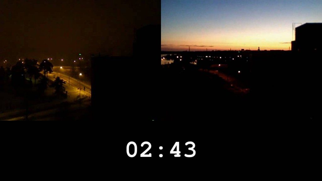 Timelapse Finland: winter vs zomer
