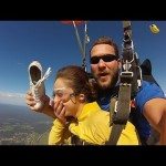 Unieke beelden tandemsprong