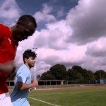 Usain Bolt traint Aguero