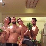 Vrienden imiteren Beyoncé