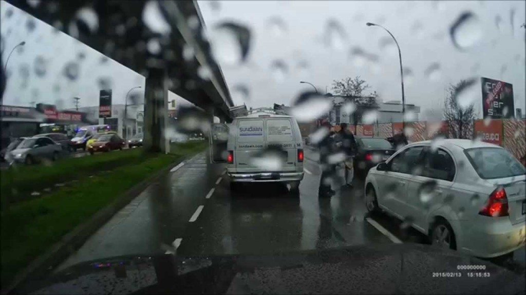 Wagen verkeersagressor wordt vergeten