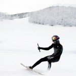 Wakeskaten in een prachtig landschap