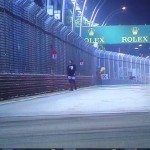 Wandelen op een F1-parcours