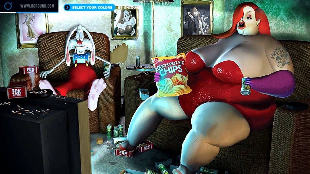 Wat met de cartoonfiguren van weleer