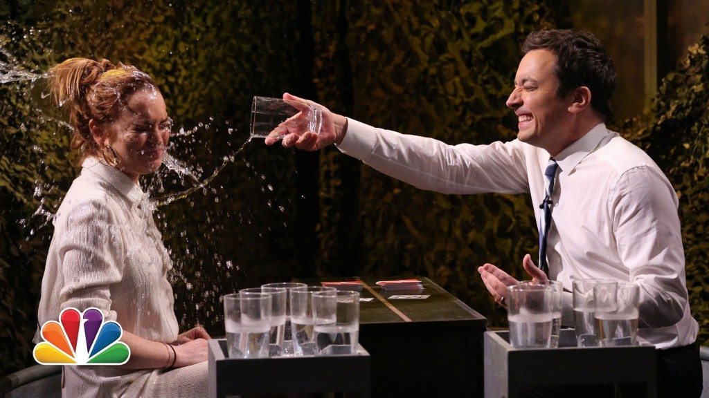 Water War met Lindsay Lohan