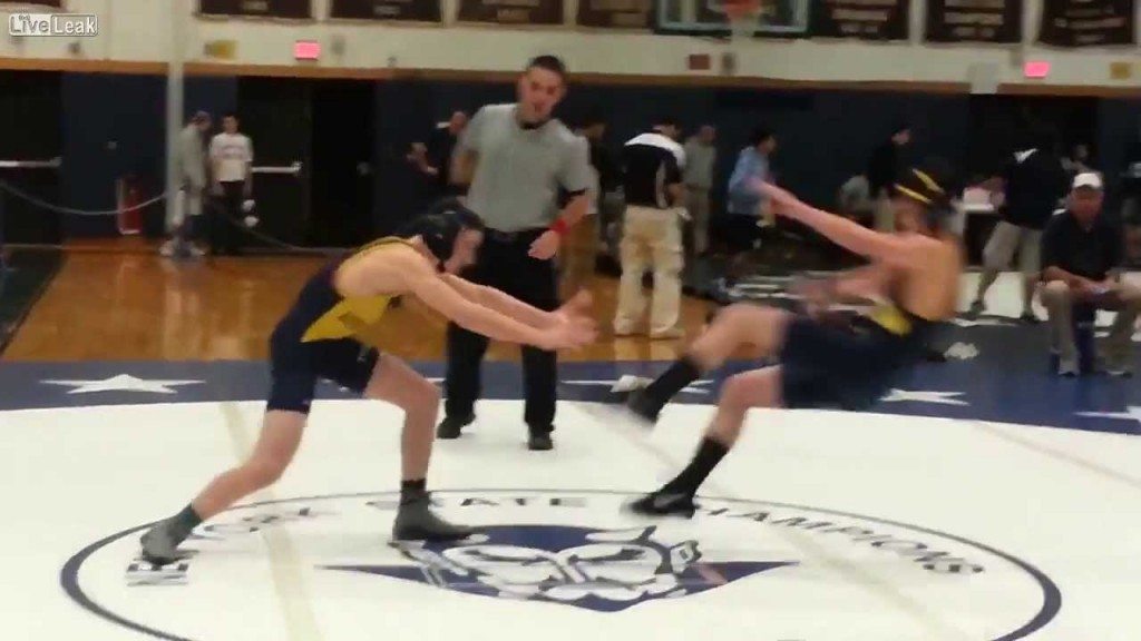 Worstelaars gebruiken The Force