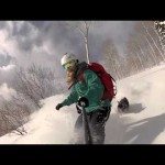 Yoda Bear houdt van sneeuw