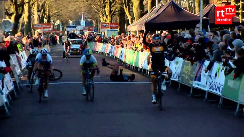 Zwaar ten val tijdens spurt