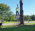 Houthakker gaat stukkie vliegen