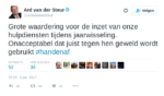 Minister V & J krijgt kritiek op sociale media van Politie