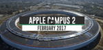 De Apple Campus in opbouw