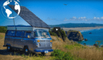 Volkswagen busje op zonne-energie