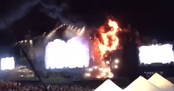 Heftige brand tijdens Tomorrowland in Spanje
