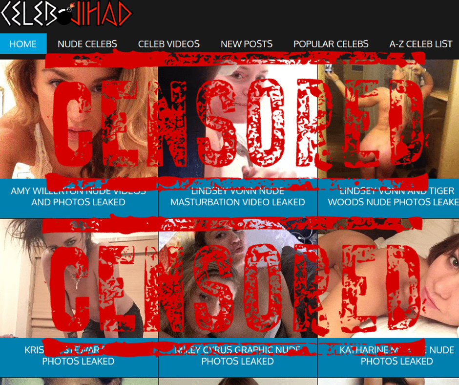 Celeb Jihad publiceert naaktfoto’s Lindsey Vonn en Tiger Woods