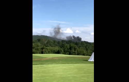 Helikopter crash bij Charlottesville