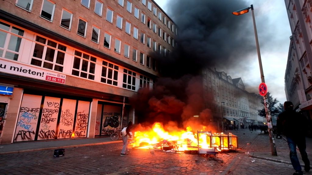 AntiFa laatste jaren steeds gewelddadiger