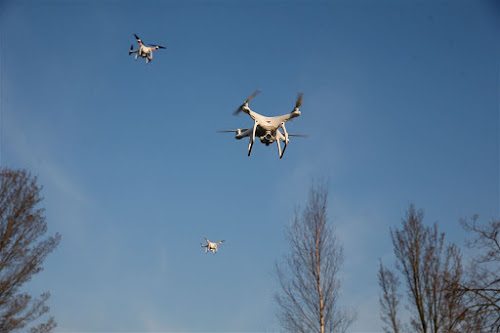Politie gebruikt drones in Oost-Nederland