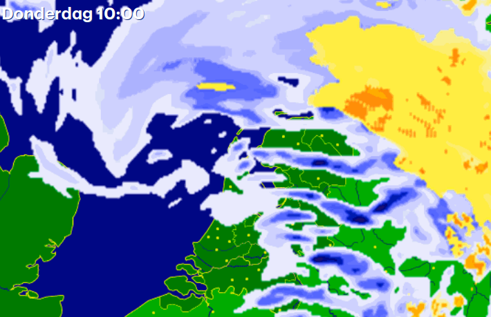 Donderdag: Code oranje wegens storm