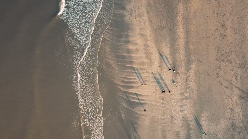 Fraaie drone beelden van Hoek van Holland