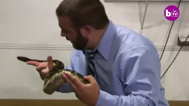 Doorgedraaide pastoor denkt dat hij sterker is dan dodelijke slang dankzij god