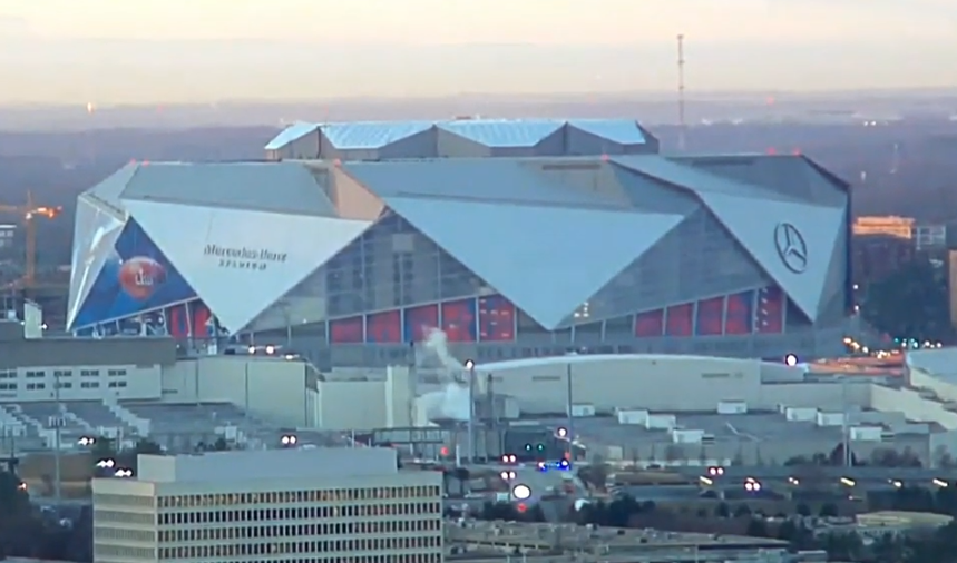 Hier wordt Super Bowl 53 van 2019 gespeeld