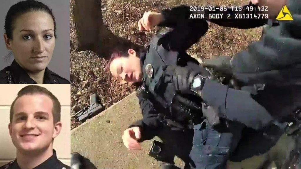 Vrouwelijke agente in rug geschoten tijdens inval