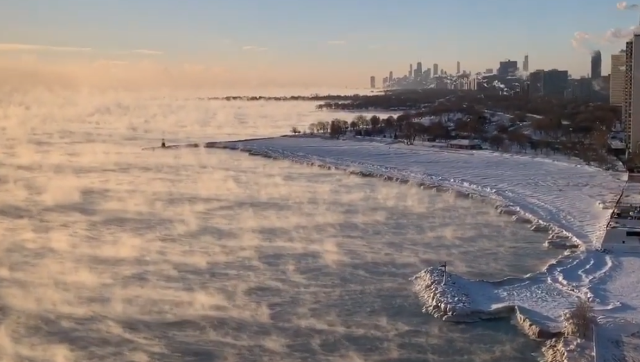 Het was koud in Chicago