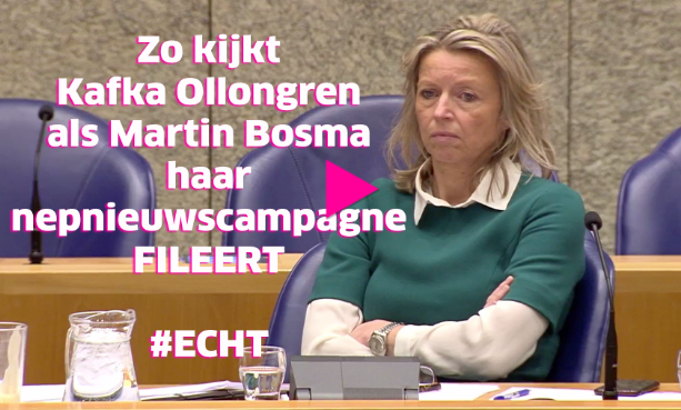 Martin Bosma geeft Kajsa Ollongren veeg uit de pan over nepnieuws