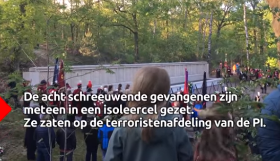 Jihadstrijders roepen islamitische haatleuzen tijdens herdenking Vucht