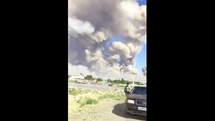 Explosie munitiedepot Kazachstan