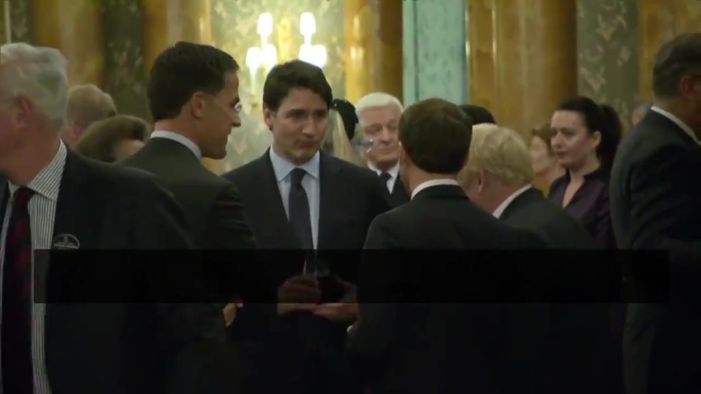 Wereldleider lachen om Trump´s persmeeting