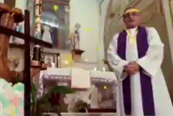 Live stream vanuit kerk gaat fout