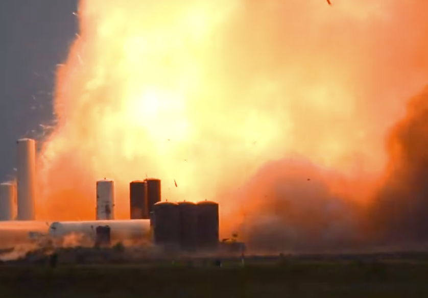 SpaceX’ Starship SN4 explodeert tijdens test