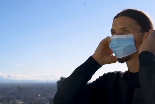 Zlatan roept op: ‘Jij bent Zlatan niet, dus daag coronavirus niet uit’