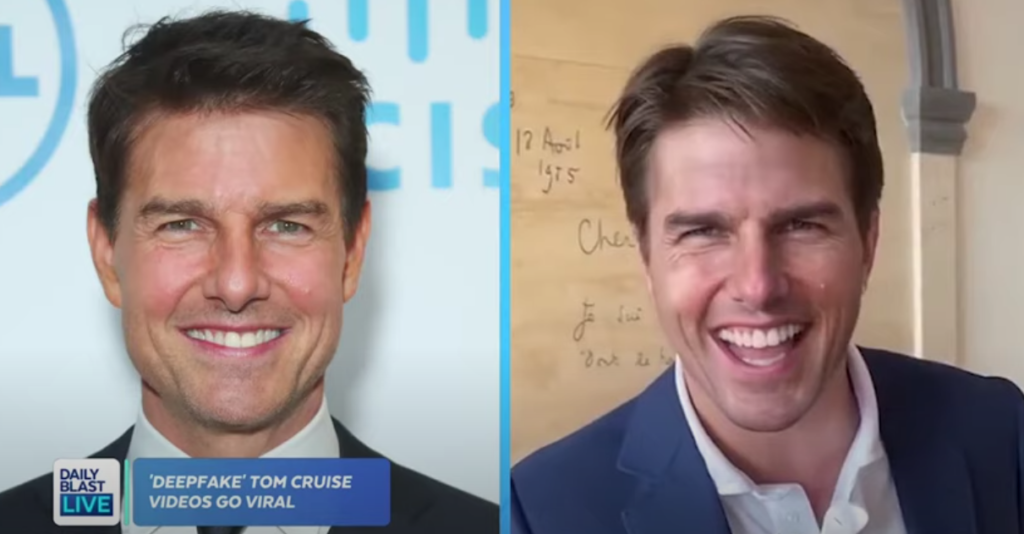 Nee, Tom Cruise is niet op TikTok. Het is een deepfake video